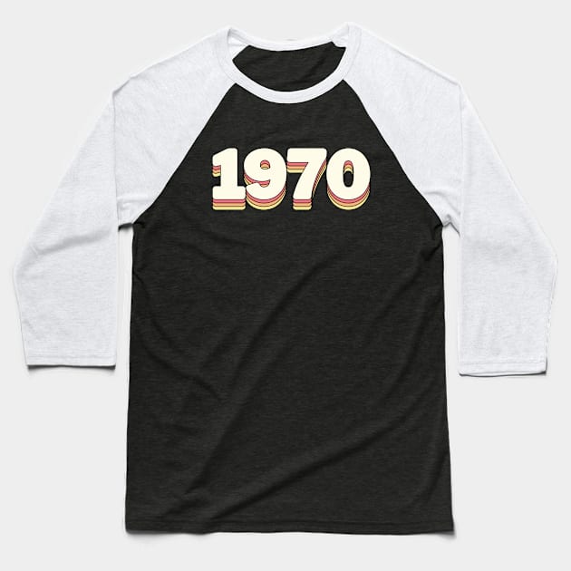 1970 Baseball T-Shirt by RetroDesign